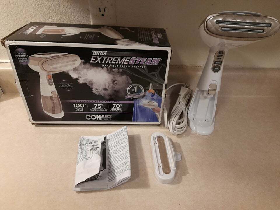 conair turbo extreme steam fabric steamer